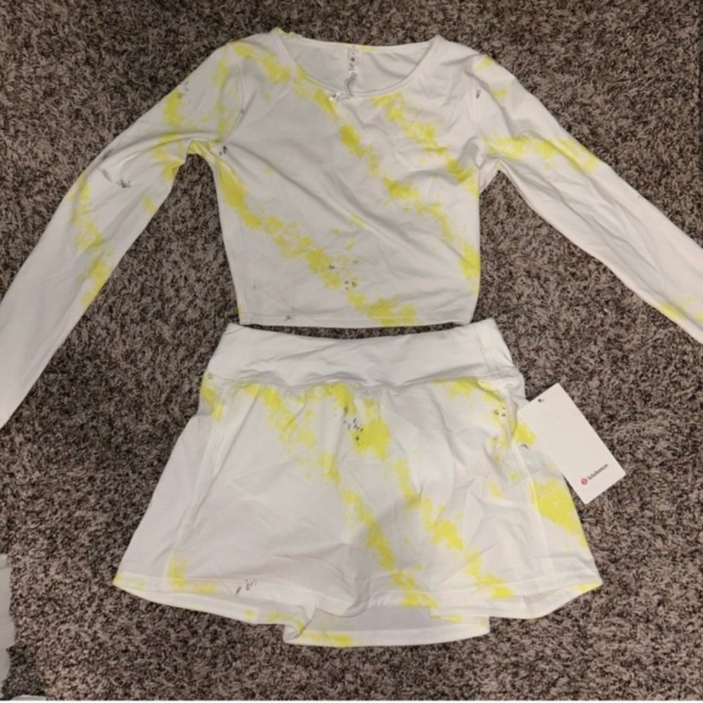 Lululemon top long sleeve cropped